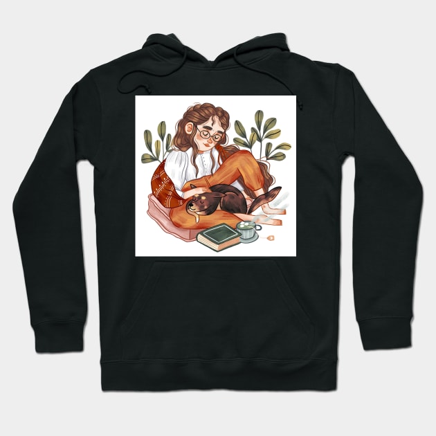 Doggo Love Hoodie by Iz Ptica